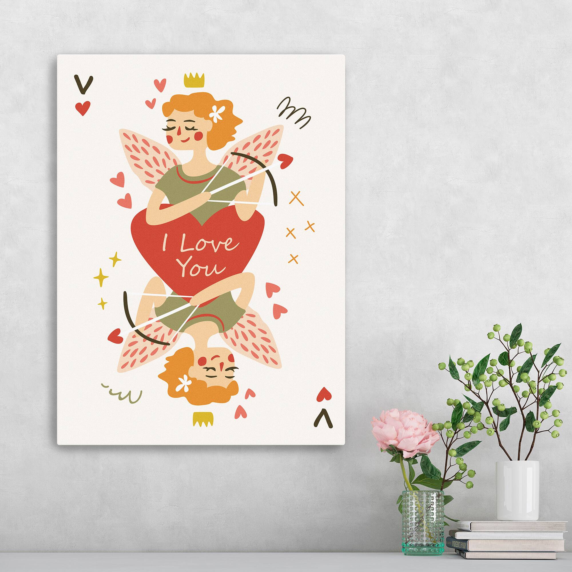 Love Card II Canvas Giclée Art